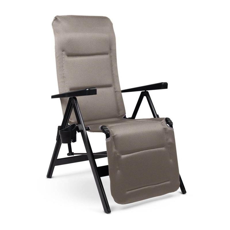 Chaise longue - DOMETIC - Gardina Lounger - Gris - Inclinable - Alumin