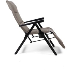 Chaise longue - DOMETIC - Gardina Lounger - Gris - Inclinable - Alumin