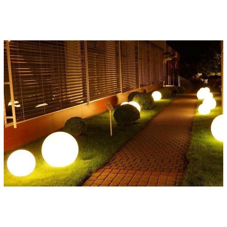 LUMISKY - Boule lumineuse filaire pour extérieur LED - blanc BOBBY - Ø50cm culot E27 LUMISKY - Boule lumineuse filaire pour extérieur LED - blanc BOBBY - Ø50cm culot E27
