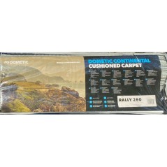 Tapis confort - DOMETIC - Continental Carpet Club DA - Isolation thermique - Confort premium - Gris et noir