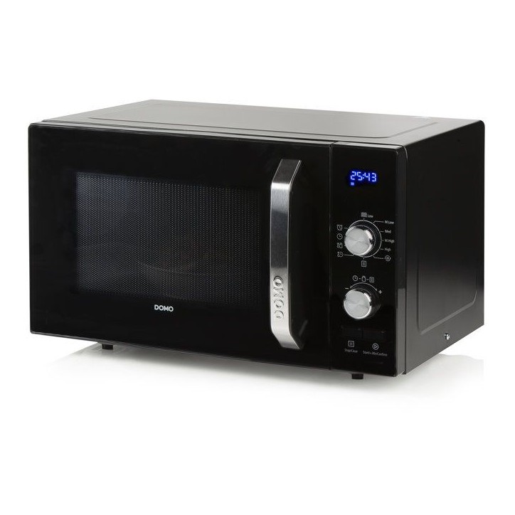 Micro-ondes - DOMO - DO2924 - Noir - 48,5 x 40,8 x 29,3 cm - 23L - 800 W - Monofonction - 5 niveaux de puissance Micro-ondes - DOMO - DO2924 - Noir - 48,5 x 40,8 x 29,3 cm - 23L - 800 W - Monofonction - 5 niveaux de puissance