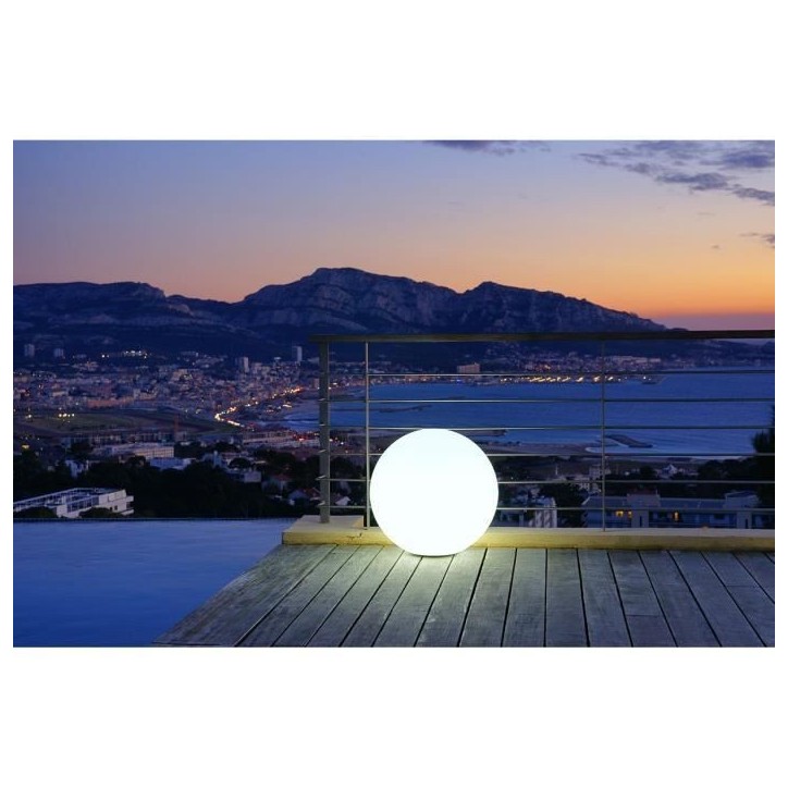 LUMISKY - Boule lumineuse filaire pour extérieur LED - blanc BOBBY - Ø60cm culot E27 LUMISKY - Boule lumineuse filaire pour extérieur LED - blanc BOBBY - Ø60cm culot E27