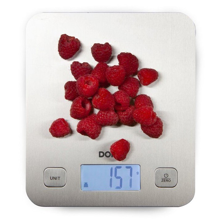 DOMO DO9239W - Balance culinaire éléctronique - Tare - Arret auto - Jusqu'a 1 gramme pres - Plateau de pesage inox DOMO DO9239W - Balance culinaire éléctronique - Tare - Arret auto - Jusqu'a 1 gramme pres - Plateau de pesage inox