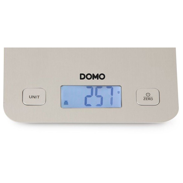 DOMO DO9239W - Balance culinaire éléctronique - Tare - Arret auto - Jusqu'a 1 gramme pres - Plateau de pesage inox DOMO DO9239W - Balance culinaire éléctronique - Tare - Arret auto - Jusqu'a 1 gramme pres - Plateau de pesage inox