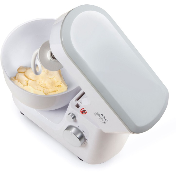 Robot pâtissier - DOMO - DO9241KR - 600 W - 6 vitesses - 4 L - Blanc