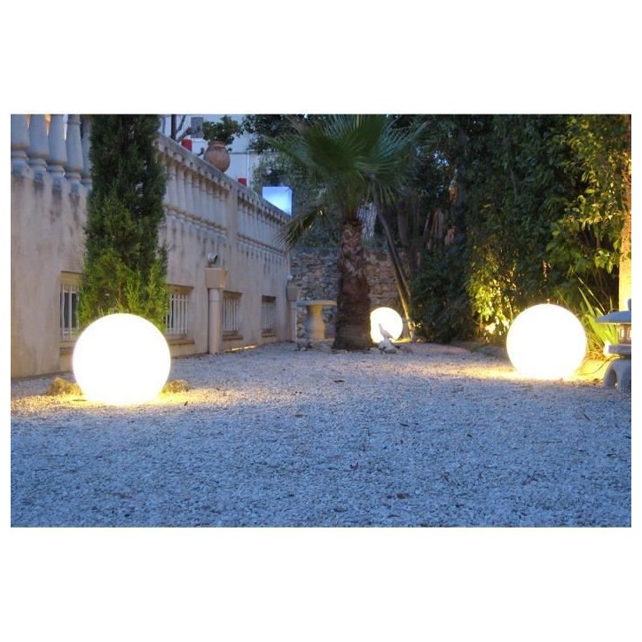 LUMISKY - Boule lumineuse filaire pour extérieur LED - blanc BOBBY - Ø60cm culot E27 LUMISKY - Boule lumineuse filaire pour extérieur LED - blanc BOBBY - Ø60cm culot E27