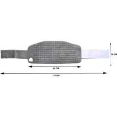 Ceinture chauffante DOMO DO639K - Super doux - Chauffe rapide - 3 nive