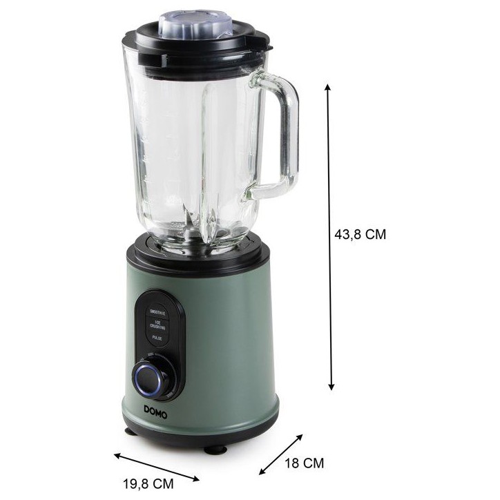 Blender 2-en-1 - DOMO - DO734BL - 800 W - Vert Blender 2-en-1 - DOMO - DO734BL - 800 W - Vert
