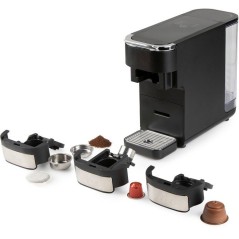 Machine a expresso 4-en-1 - DOMO - 1525 W - 1,5 L - Noir