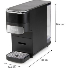 Machine a expresso 4-en-1 - DOMO - 1525 W - 1,5 L - Noir