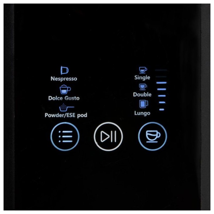 Machine a expresso 4-en-1 - DOMO - 1525 W - 1,5 L - Noir Machine a expresso 4-en-1 - DOMO - 1525 W - 1,5 L - Noir
