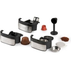 Machine a expresso 4-en-1 - DOMO - 1525 W - 1,5 L - Noir