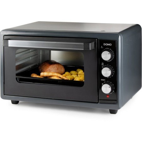 Four électrique multifonction XXL - DOMO - DO808GO 6 50 L - Noir - 2000 W- Jusqu'a 230° - Minuterie 90 min - 4 fonctions de ch