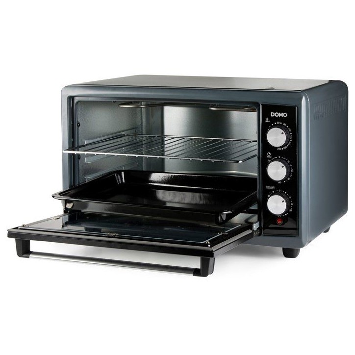 Four électrique multifonction XXL - DOMO - DO808GO 6 50 L - Noir - 2000 W- Jusqu'a 230° - Minuterie 90 min - 4 fonctions de ch Four électrique multifonction XXL - DOMO - DO808GO 6 50 L - Noir - 2000 W- Jusqu'a 230° - Minuterie 90 min - 4 fonctions de ch