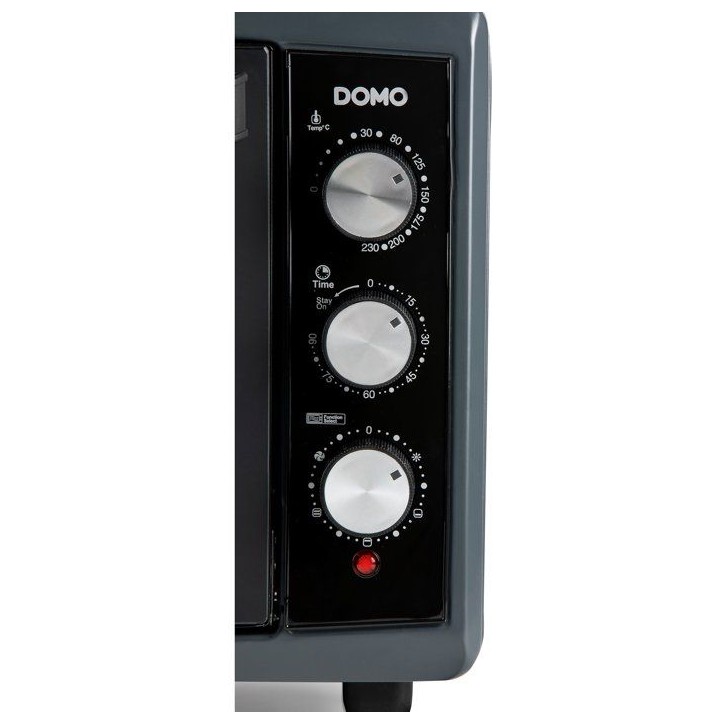 Four électrique multifonction XXL - DOMO - DO808GO 6 50 L - Noir - 2000 W- Jusqu'a 230° - Minuterie 90 min - 4 fonctions de ch Four électrique multifonction XXL - DOMO - DO808GO 6 50 L - Noir - 2000 W- Jusqu'a 230° - Minuterie 90 min - 4 fonctions de ch