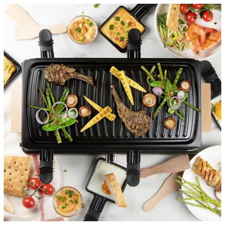 Appareil a raclette - DOMO - DO9294G - 8 personnes - Gril - 1400 W Appareil a raclette - DOMO - DO9294G - 8 personnes - Gril - 1400 W