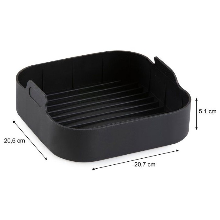 Accessoires AirFryer - DOMO - 12 pieces - Noir Accessoires AirFryer - DOMO - 12 pieces - Noir