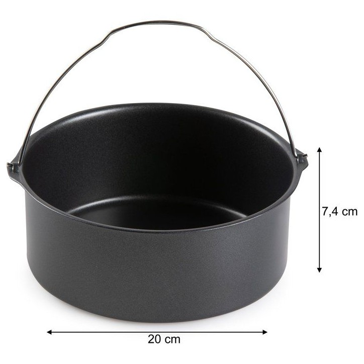 Accessoires AirFryer - DOMO - 12 pieces - Noir Accessoires AirFryer - DOMO - 12 pieces - Noir