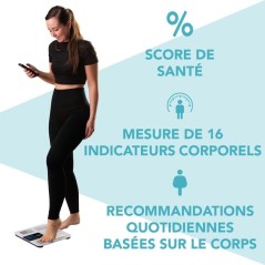 Pese-personne - DOMO - DO9305W - Connecté - 16 parametres corporels -
