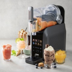 Machine 3 en 1 a granités - DOMO - boissons glacées et glace italienne Gelissimo DO9308I - 1,8 L - 7 programmes