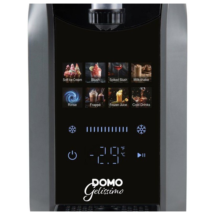 Machine 3 en 1 a granités - DOMO - boissons glacées et glace italienne Gelissimo DO9308I - 1,8 L - 7 programmes