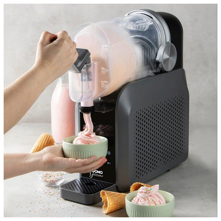 Machine 3 en 1 a granités - DOMO - boissons glacées et glace italienne Gelissimo DO9308I - 1,8 L - 7 programmes