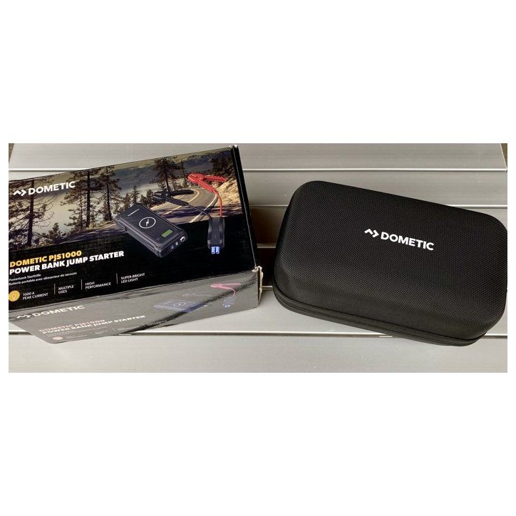 Chargeur de batterie portable - DOMETIC - PJS 1000 - Booster de batterie - Démarrer des véhicules et batterie déchargée Chargeur de batterie portable - DOMETIC - PJS 1000 - Booster de batterie - Démarrer des véhicules et batterie déchargée