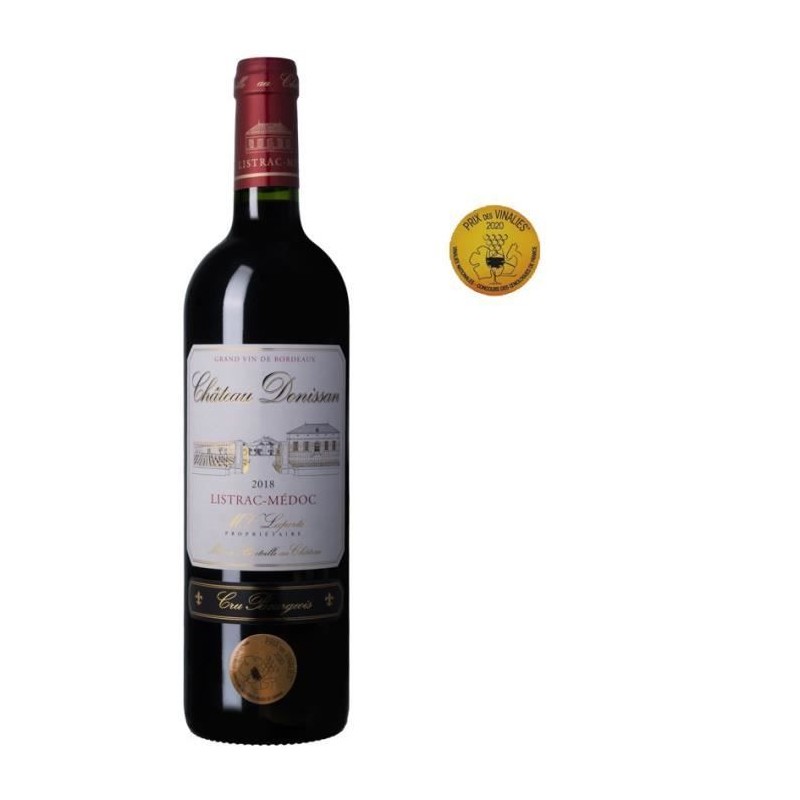 Château Donissan 2018 Listrac-Médoc Cru Bourgeois - Vin rouge de Bor