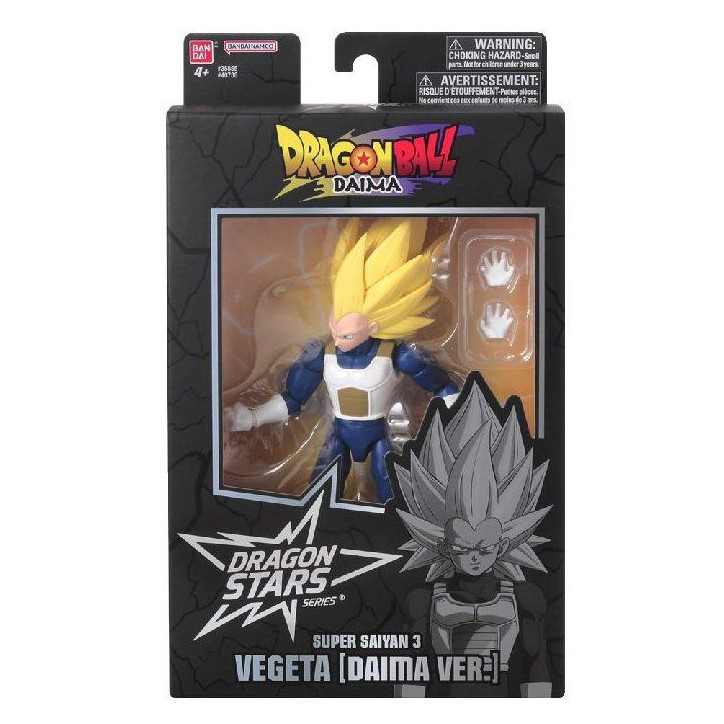 Figurine Dragon Stars 17 cm - BANDAI - Dragon Ball Daima - Super Saiyan 3 Vegeta - Vegeta SSJ3 - Licence Officielle Dragon Ball Figurine Dragon Stars 17 cm - BANDAI - Dragon Ball Daima - Super Saiyan 3 Vegeta - Vegeta SSJ3 - Licence Officielle Dragon Ball