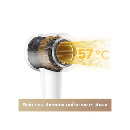 Seche-cheveux - MOVA - TURBO - Silencieux - 240 V - Blanc
