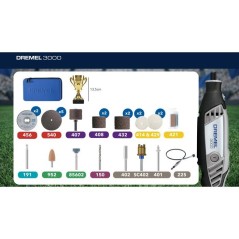 Outil rotatif multifonction DREMEL - filaire 3000-1/25 - Edition limit
