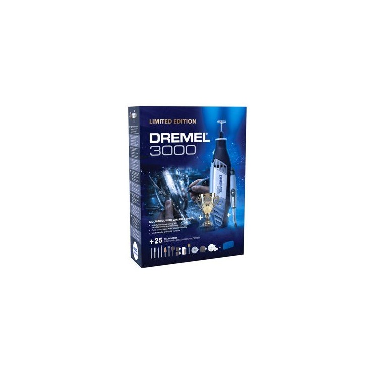 Outil rotatif multifonction DREMEL - filaire 3000-1/25 - Edition limitée 2026 - 130W