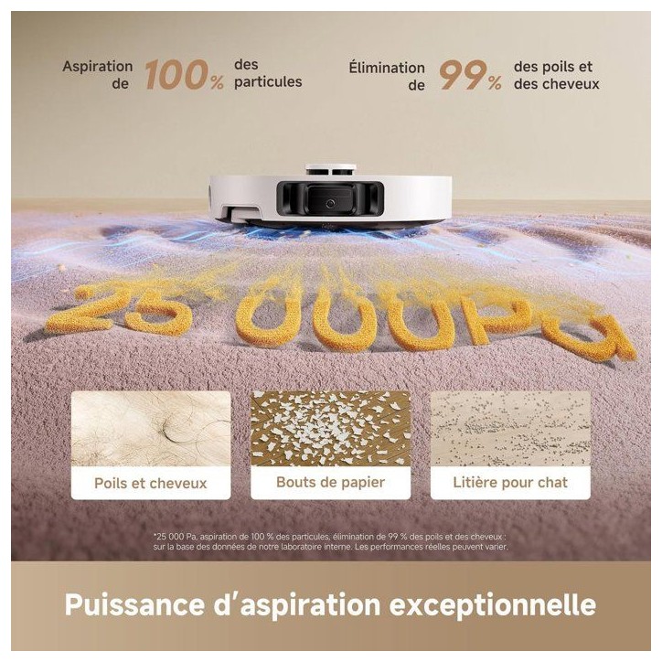 DREAME L10s Ultra Gen3 - Robot Aspirateur Laveur - 25000Pa - Brosse Latérale Rétractable - Auto-Nettoyage Serpilliere DREAME L10s Ultra Gen3 - Robot Aspirateur Laveur - 25000Pa - Brosse Latérale Rétractable - Auto-Nettoyage Serpilliere