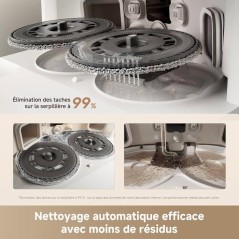 DREAME L10s Ultra Gen3 - Robot Aspirateur Laveur - 25000Pa - Brosse La