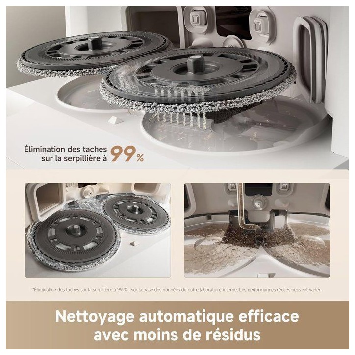 DREAME L10s Ultra Gen3 - Robot Aspirateur Laveur - 25000Pa - Brosse Latérale Rétractable - Auto-Nettoyage Serpilliere DREAME L10s Ultra Gen3 - Robot Aspirateur Laveur - 25000Pa - Brosse Latérale Rétractable - Auto-Nettoyage Serpilliere