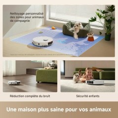DREAME L10s Ultra Gen3 - Robot Aspirateur Laveur - 25000Pa - Brosse La