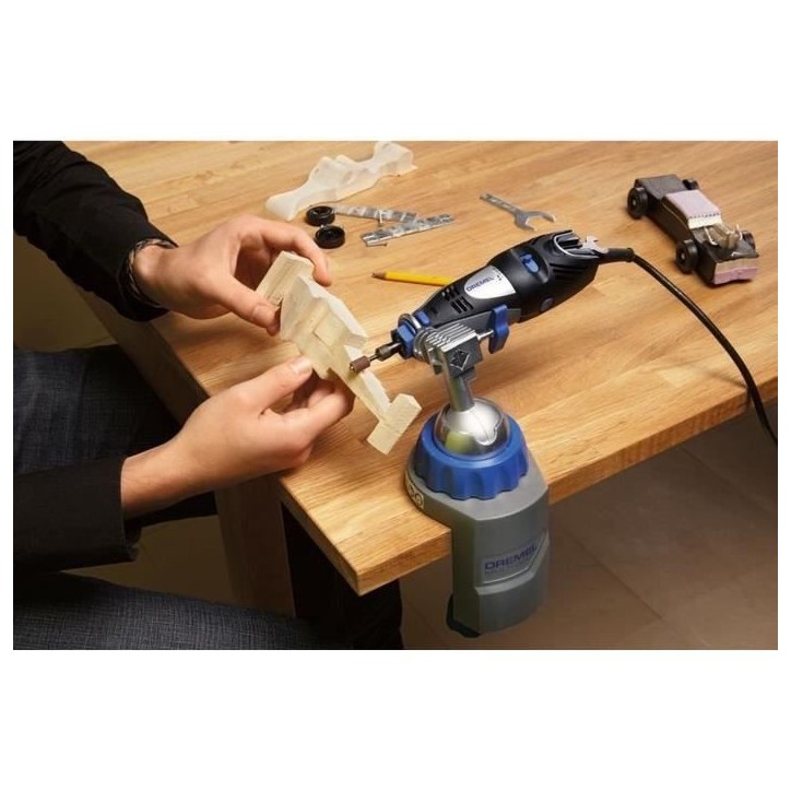 Etau - DREMEL - Multi-Vise 3 en 1 - Rotation 360° - Inclinaison 50°