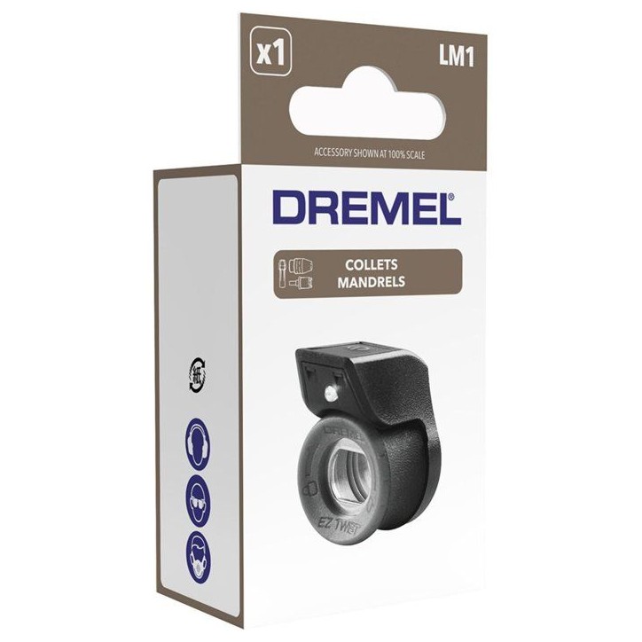 Module d'éclairage Dremel - LM1 - LED 360° - Noir et gris Module d'éclairage Dremel - LM1 - LED 360° - Noir et gris