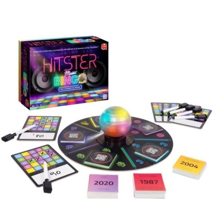 Hitster Bingo - Jeu de société - DUJARDIN - Revivez 100 ans de hits