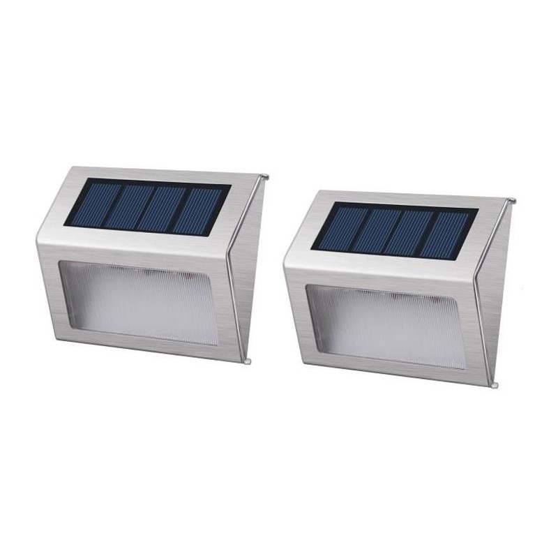 Spot solaire mural extérieur étanche - LUMISKY - 3 LEDs blanches - 2