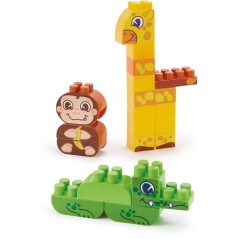 ECOIFFIER Abrick 1445 - Baril Jungle 70 Pieces - Abrick - 18 mois - Un