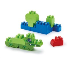 ECOIFFIER Abrick 1445 - Baril Jungle 70 Pieces - Abrick - 18 mois - Un
