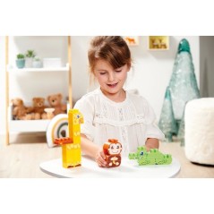ECOIFFIER Abrick 1445 - Baril Jungle 70 Pieces - Abrick - 18 mois - Un