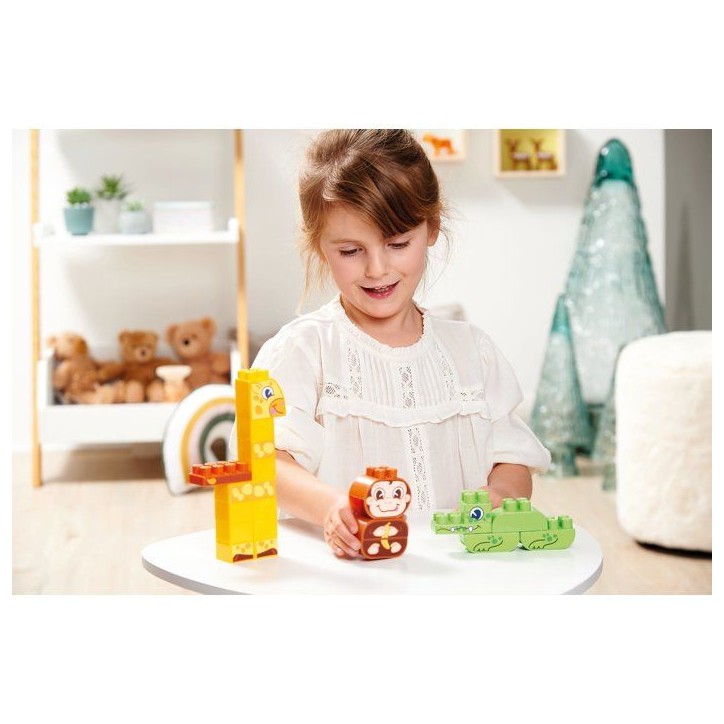 ECOIFFIER Abrick 1445 - Baril Jungle 70 Pieces - Abrick - 18 mois - Un maximum de combinaisons ECOIFFIER Abrick 1445 - Baril Jungle 70 Pieces - Abrick - 18 mois - Un maximum de combinaisons