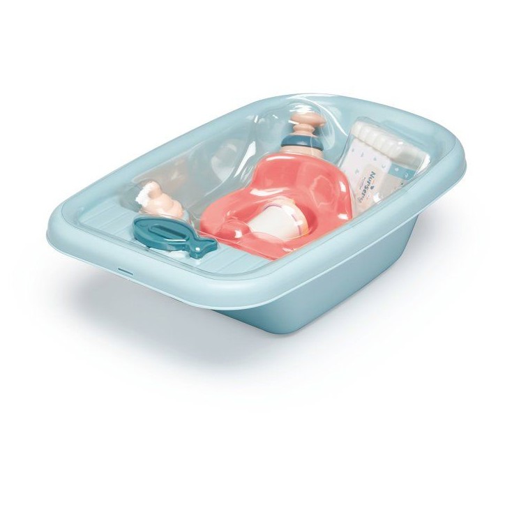 ECOIFFIER Nursery 787 - Baignoire Garnie 32 cm - 18 mois - Le bain de bébé