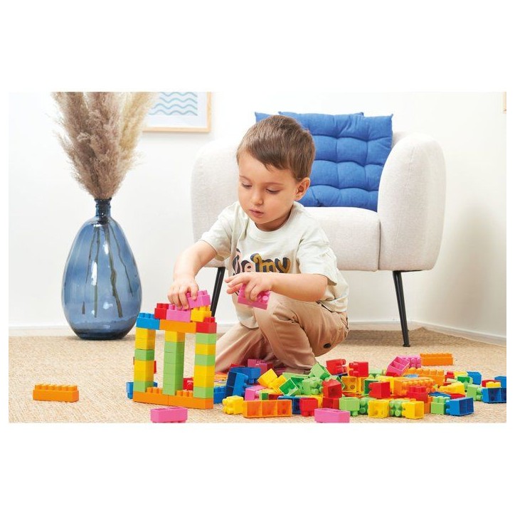 Sac tube briques - Abrick - ECOIFFIER - 50 pieces - Des 18 mois Sac tube briques - Abrick - ECOIFFIER - 50 pieces - Des 18 mois