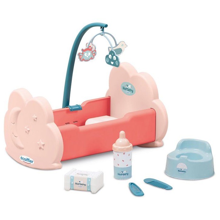 ECOIFFIER Nursery 1835 - Lit + Accessoires - 18 mois - Le rituel du coucher ECOIFFIER Nursery 1835 - Lit + Accessoires - 18 mois - Le rituel du coucher