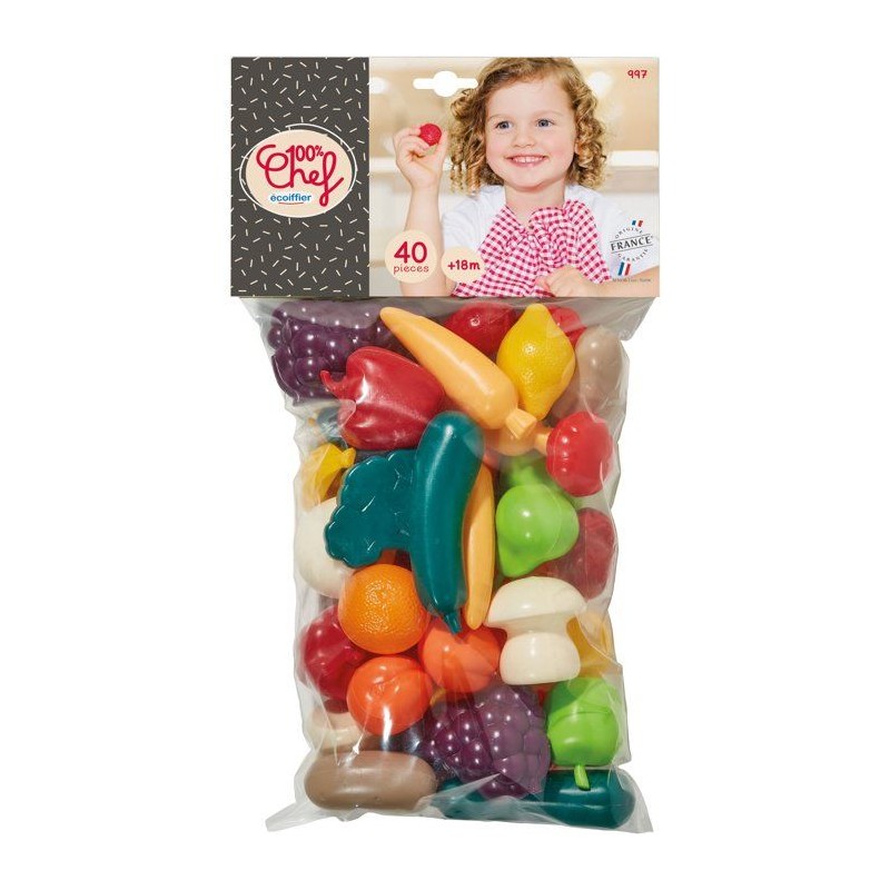 ECOIFFIER 100% Chef 997 - Sachet Légumes - 18 mois - Pour faire le pl