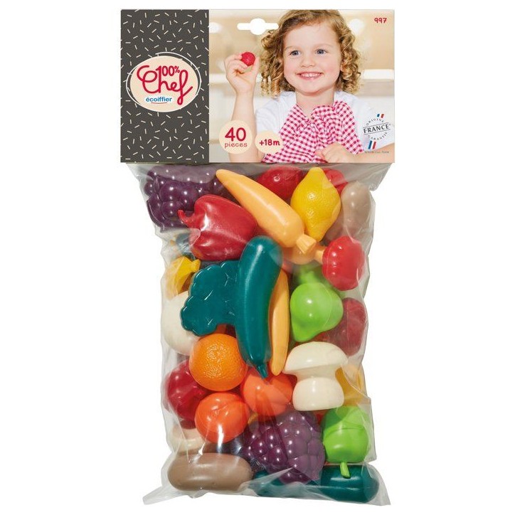 ECOIFFIER 100% Chef 997 - Sachet Légumes - 18 mois - Pour faire le plein de vitamines