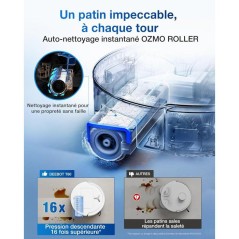ECOVACS T80 OMNI - Robot Aspirateur Laveur - 18 000 Pa - Nettoyage Aut